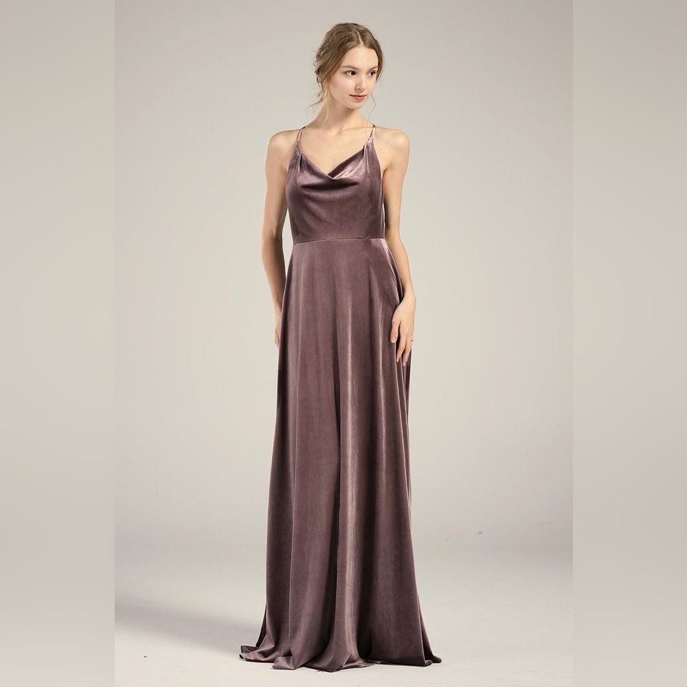 Velvet Floor Length Gown